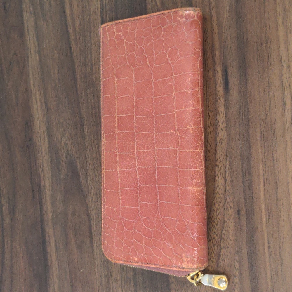 Miu Miu Crocodile Print Long Zippy Wallet - image 2